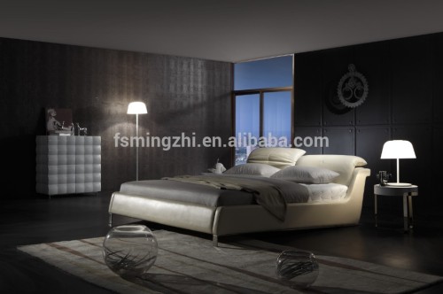2014 adjustable beige reclaimed wood bedroom furniture AY269G