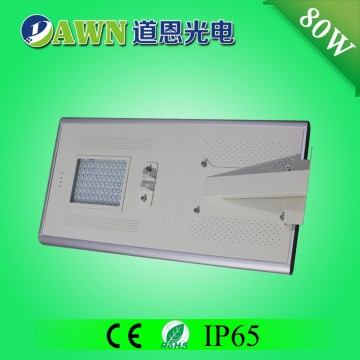 80W high lumen intelligent easy install integrated solar led street light garden solar ed light lighted powerbank ultrasonicbird