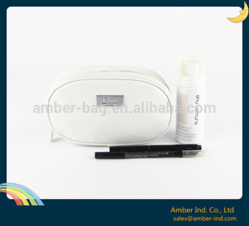 Promotional Logo Printed cosmetic bag (PU material)