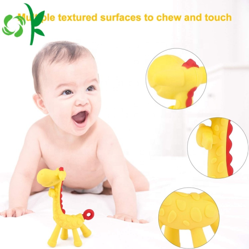 Núm ty mọc răng silicone tự nhiên &amp; hữu cơ không chứa BPA