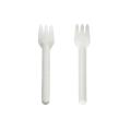 White 16cm biodegradable bagasse cutlery sugarcane knife / fork / spoon