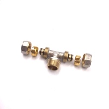 Brass Press Fitting for PPR Pipe Compression Tube Fitting