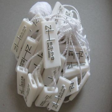 Label hang-up yang dicetak elastis untuk pakaian