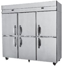 Economy business upright freezers refrigerators 6 doors refrigeration