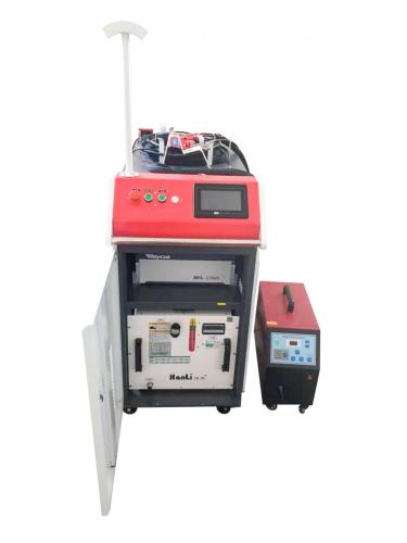 Máquina de soldagem a laser de fibra 2000W para lítio cilíndrico