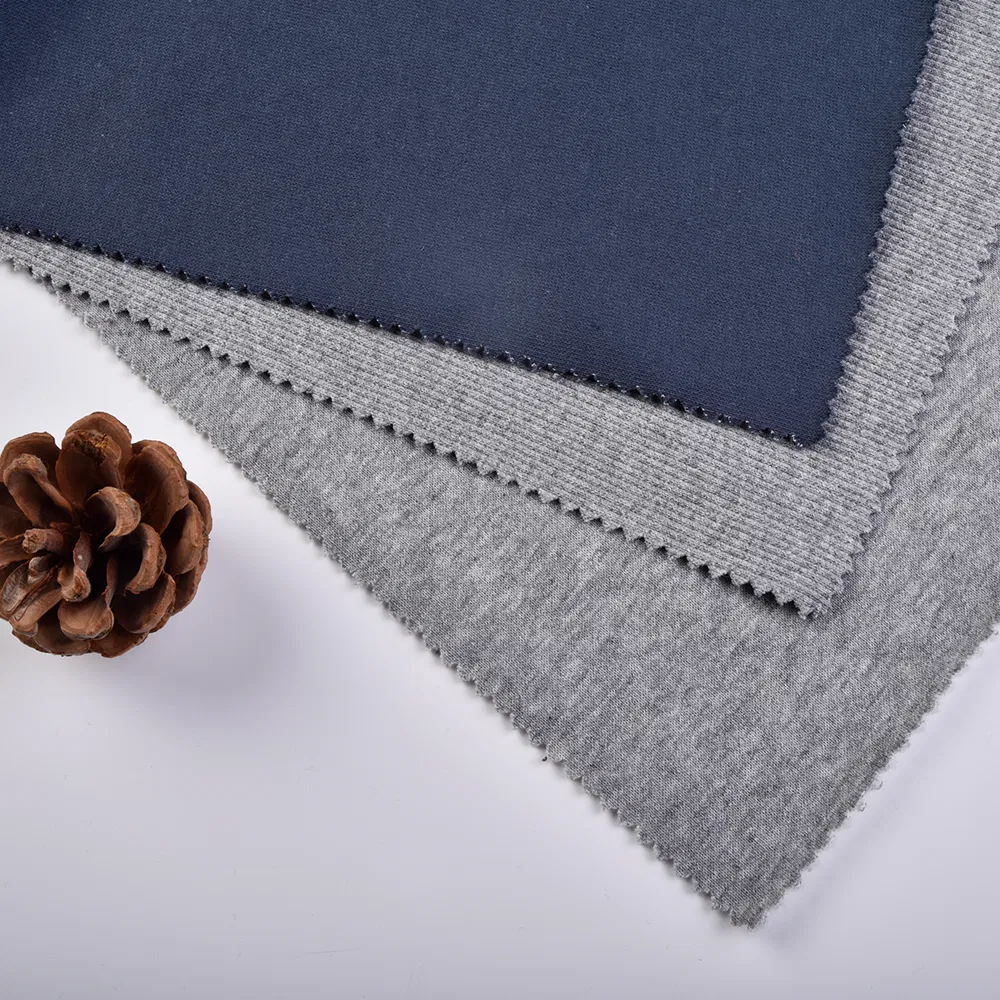 ขายส่งผ้าขนแกะเทอร์รี่ CVC เพื่อการผลิตเสื้อกันหนาวหมวกที่สะดวกสบาย