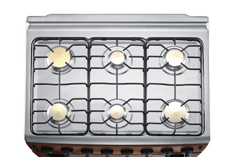 6 Burners Gas Stove With Oven Home Use