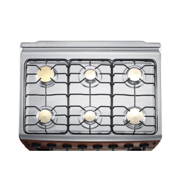 30-Inch 6 Burner Gas Range Home Use