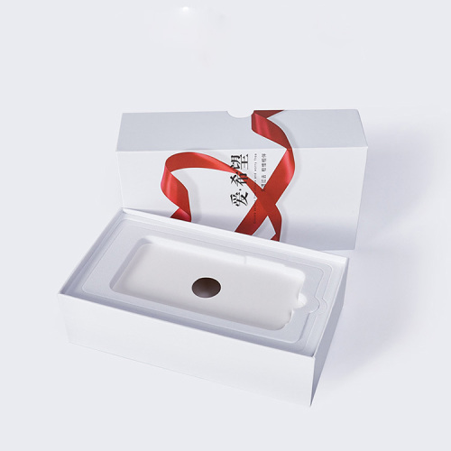 Empty White Foam Insert Phone Packaging Custom Box
