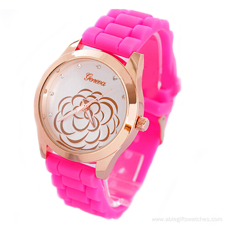 Wholesale New Arrival Girls Silicone Wrist Watch