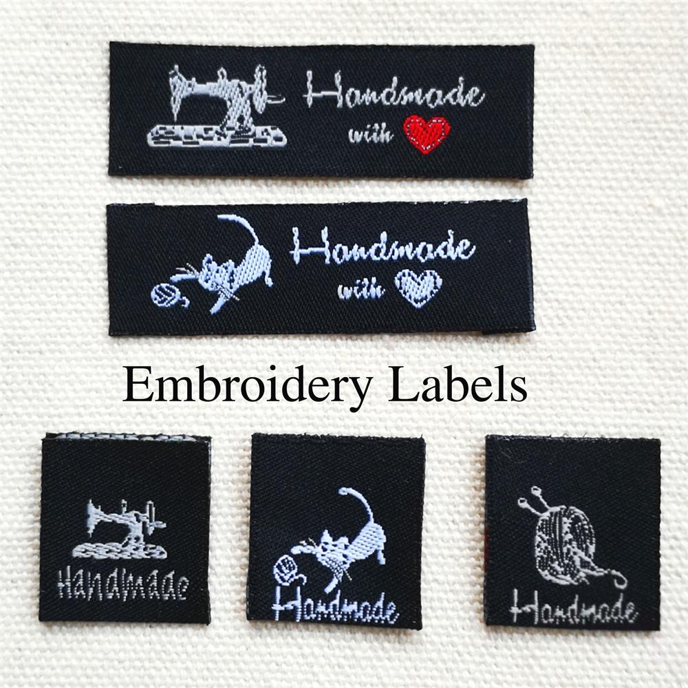 Flag Label Embroidery