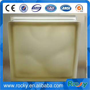 CHEAP PRICE GLASS BLOCK WITH CLEAR AND TINTED PATTERN PRICE