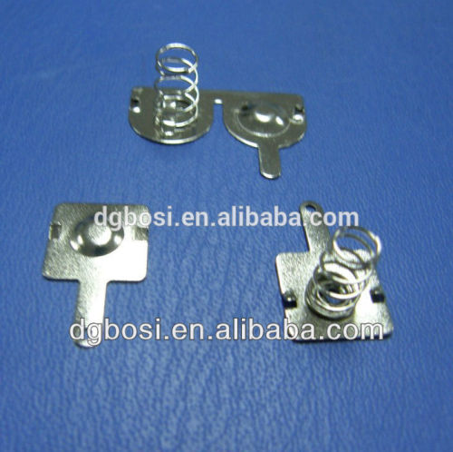 stamping tin plated spring battery contact BSH12037