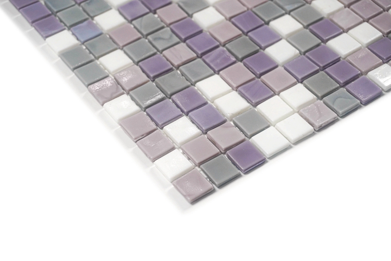Waterproof and temperature resistant glass mosaic
