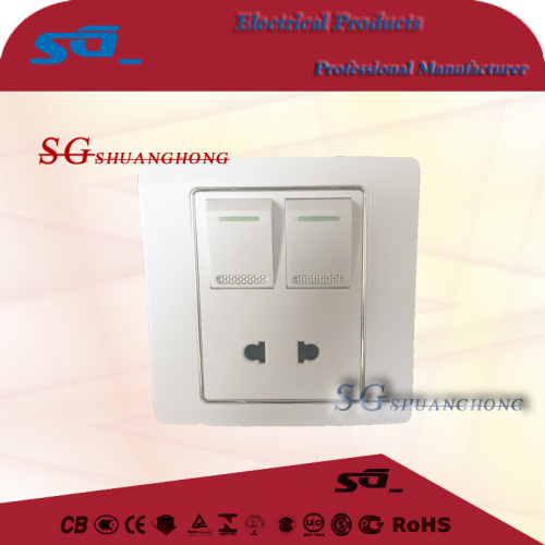 2016 new design electrical wall switches Asian standard