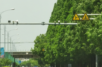 Galvanized Steel Camera Monitor Pole