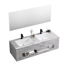Modern Wall-Mounted Marble Vanity Sinks for Bathroom