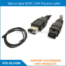 9pin to 6pin IEEE 1394 Firewire cable