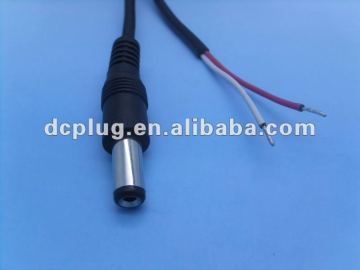 5.5*2.1mm DC plug DC Power Cable Stripped End