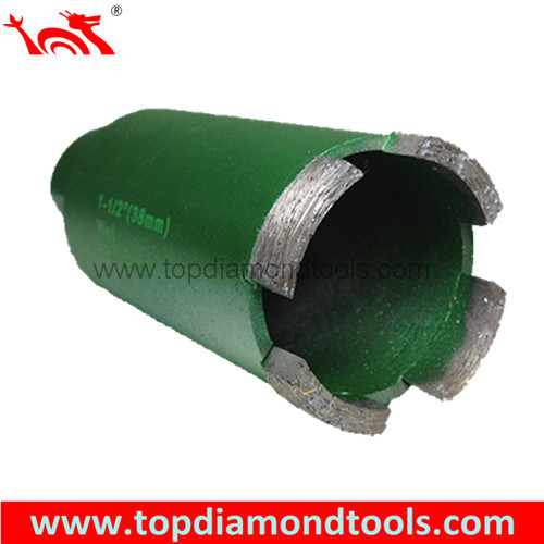 Diamond Core Drill Bits with Turbo Segment for Dry Drilling Granite or Hard Stone