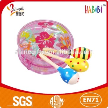 rounded bags pvc for wooden beads