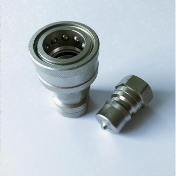 ISO7241-1B 20 ขนาด 3 / 4-14 NPT ring-nbr ข้อต่อสวมเร็ว