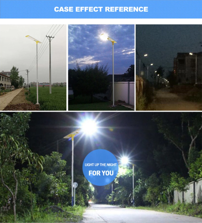 0 electricity charge solar street lamp