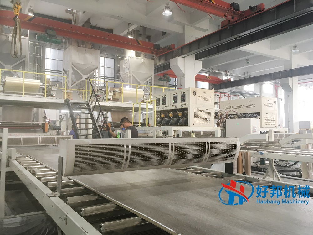 SPC Floor Board Producing Making Machine Suppliers Line