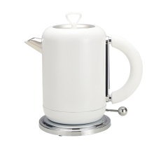 Portable Electric Travel Kettle with Warm Keep and Tray Set: Household White Electric Kettle