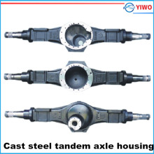 Custom Truck axle parts cast steel tandem axle casing