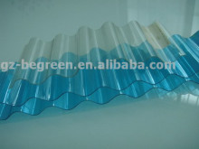 Colorful PC roofing tiles, clear PC material roof, corrugated plastic roofing sheets