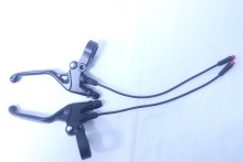 Electric bicycle handlebars brake levers