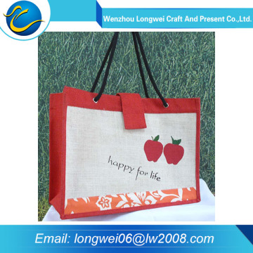 Promotion Custom folding jute bag