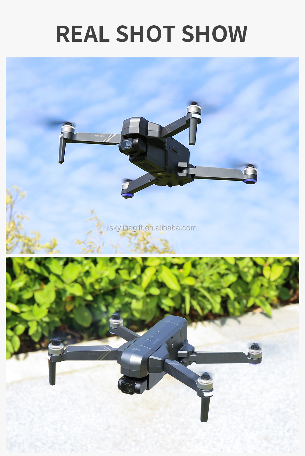 Fast shipping SJRC F11 4K Pro Drone With 2 axis gimbal with 30min flying time and 1.2km FPV Distance