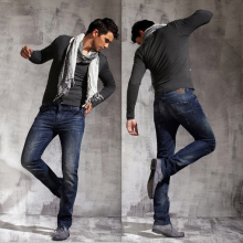 Straight-Cut Jeans (JBM8820)