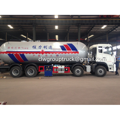 Dongfeng Tianlong 8X4 35.5CBM Tanker Pengangkutan LPG