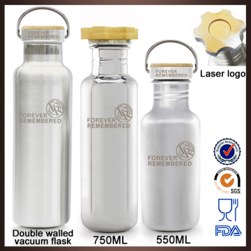 Alibaba gold supplier stainless steel double walled vacuum sealed water bottle