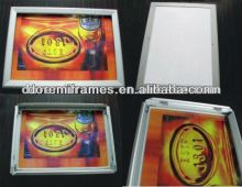 Aluminum Disply Snap Poster Frame In Elevator