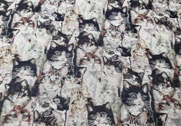 Polyester Cotton Yarn-Dyed Small Mat Woven Textile Fabric