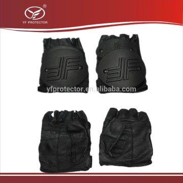 military wool gloves / Riot control gloves / Leather GLOVES with Finger holes