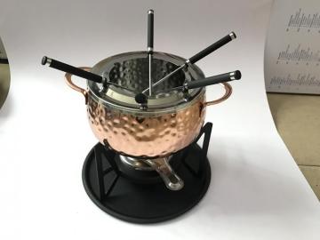 China Cheap Ceramic Cheese Chocolate Fondue Set