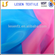 Polyester cheap organza fabric for dress