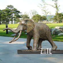 Modern Decoration metal craft antique bronze elephant sculpture