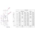 Kadar DV/DT Tinggi BTA26-600BW TO-3PA 600V Triac