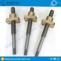 44mm lead screw with trapezoidal thread for Tr44*12