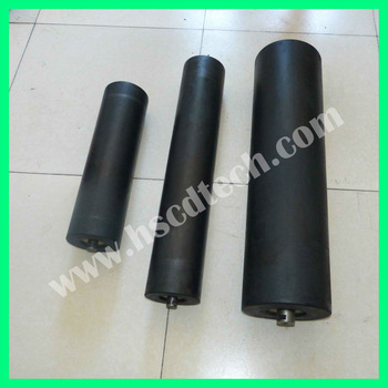 Self lubrication & self cleaning belt conveyor return rollers