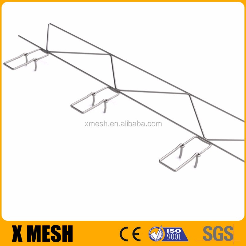 Hot Galvanized Steel Wire Truss Mesh reinforcement for masonry wall construction