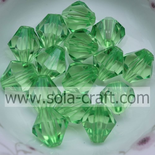 Fashion Jewelry Decoration Bicone Faceted Acrylic Crystal Beads