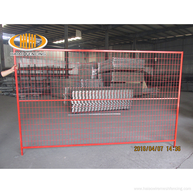 Customizable free standing construction temporary fence