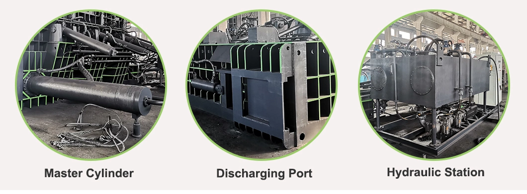 Automatic Y81-400 Hydraulic Car Balers for Scrap Distribution Center